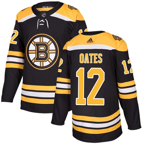 Adidas Men Boston Bruins #12 Adam Oates Black Home Authentic Stitched NHL Jersey